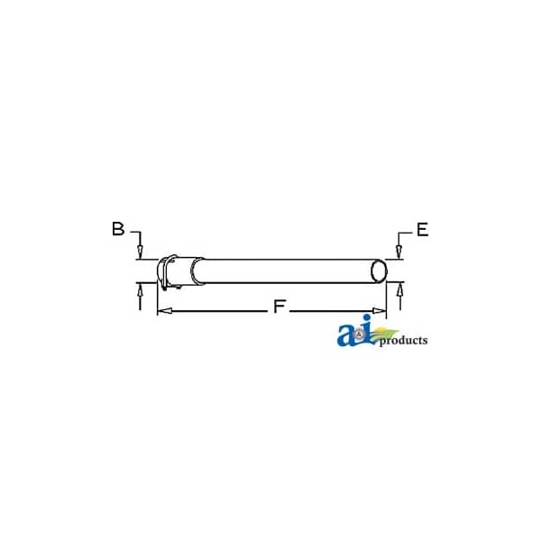 Extension Pipe 3" x3" x24"
